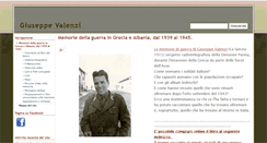 Desktop Screenshot of giuseppevalenzi.it