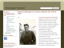 Tablet Screenshot of giuseppevalenzi.it